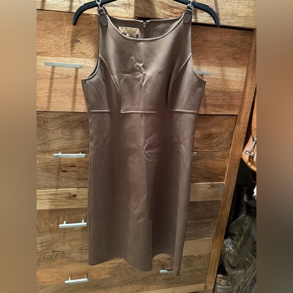 Michael Kors Chocolate Brown Midi Dress - Picture 1 of 8